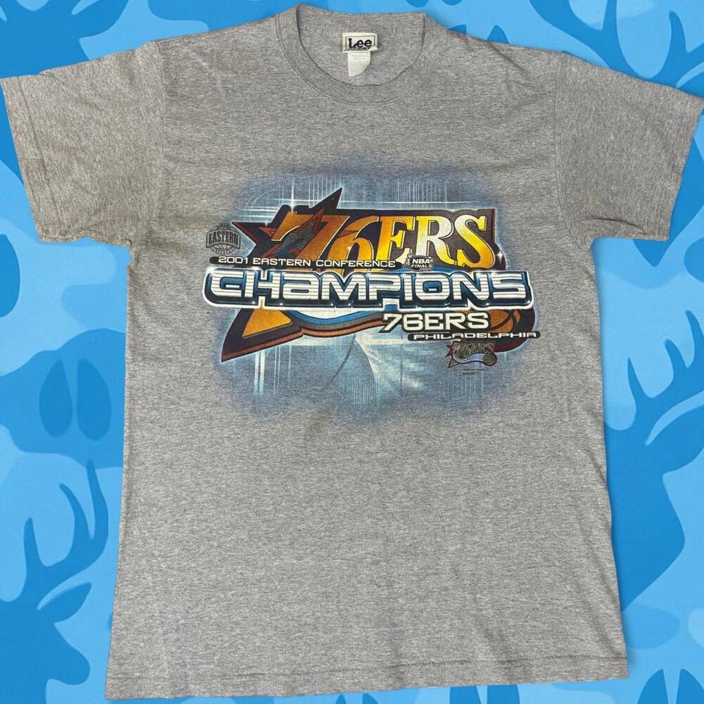 Vintage 2001 philadelphia 76ers eastern conference champions